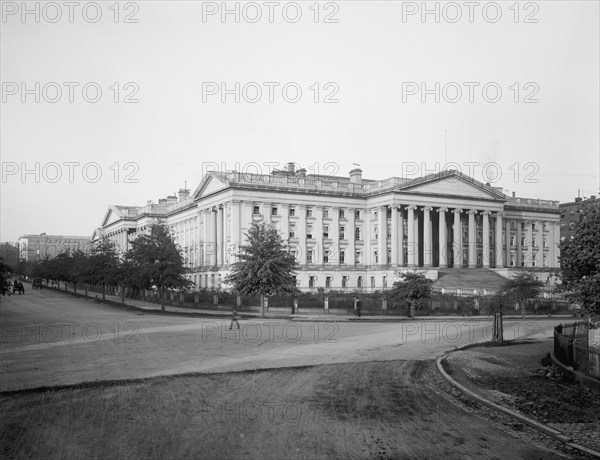 U.S. Treasury Building, Washington, D.C., USA, Detroit Publishing Company, 1900