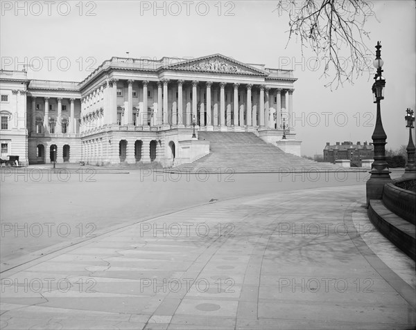 Senate Wing, U.S. Capitol Building, Washington, D.C., USA, Detroit Publishing Company, 1905