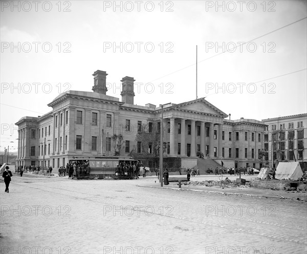 U.S. Mint after Earthquake, San Francisco, California, USA, Detroit Publishing Company, 1906