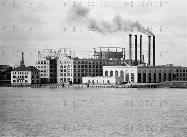 Morgan & Wright Detroit Rubber Works, Detroit, Michigan, USA, Detroit Publishing Company, 1908