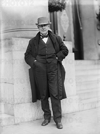 Thomas Edison, Portrait, Harris & Ewing, 1911