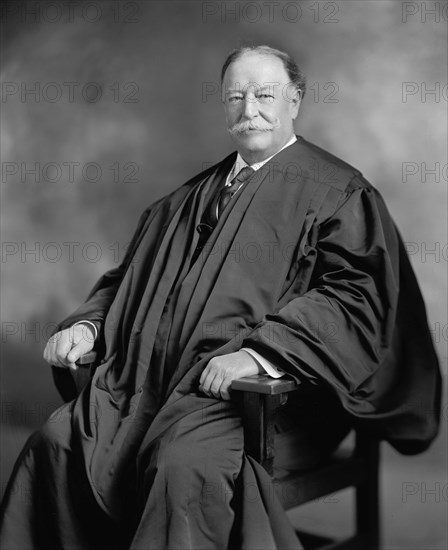 Former U.S. President William Howard Taft as Chief of Supreme Court, Portrait, Harris & Ewing, 1920's