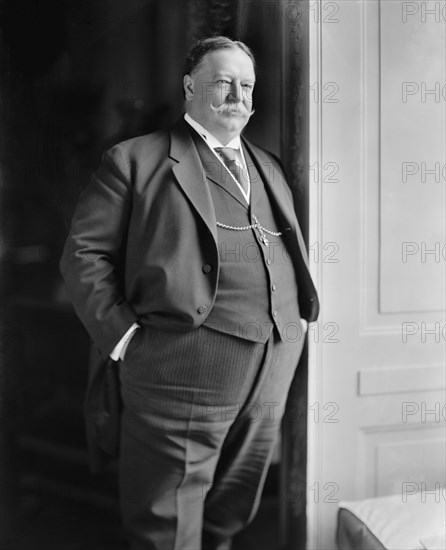 U.S President William Howard Taft, Portrait, Harris & Ewing, 1910