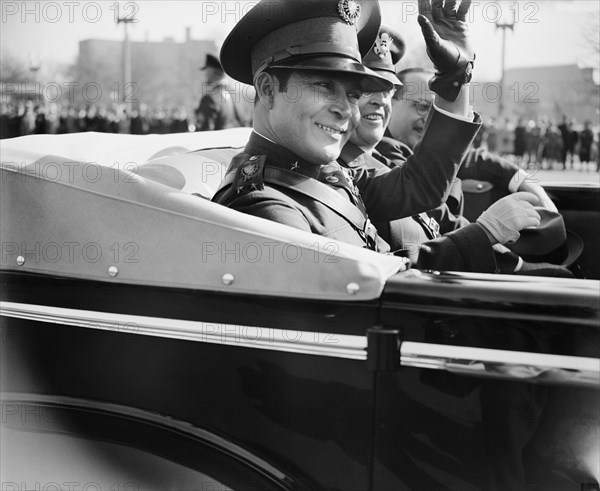 Close-Up Portrait of Fulgencio Batista, Cuban Leader, on Visit to Washington, DC, USA, Harris & Ewing, November 10, 1938