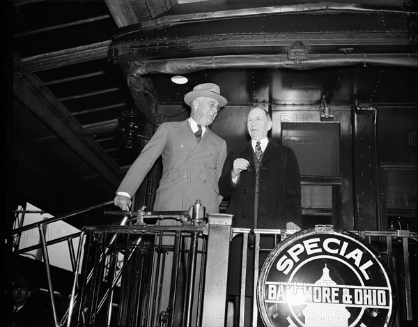 U.S. President Franklin Roosevelt before his Address to American Bankers Association Convention, Harris & Ewing, 1934