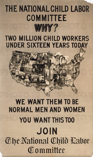 National Child Labor Committee Exhibition Panel, USA, Lewis Hine, 1913