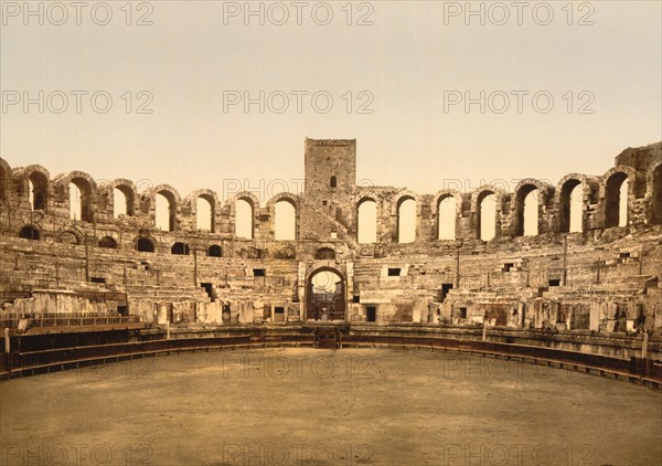 Arena, Arles, Provence, France, Photochrome Print, Detroit Publishing Company, 1900