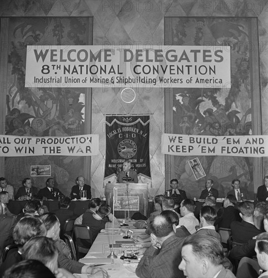 Walter Nash, Minister of New Zealand to the U.S., Speaking about Labor Situation in his Country, Marine and Shipbuilding Workers' Convention, New York City