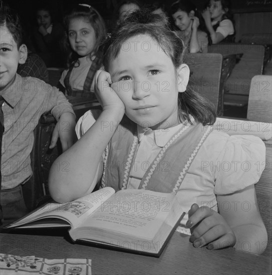 Student at Public School Eight, New York City, New York, USA, Marjorie Collins for Office of War Information, January 1943