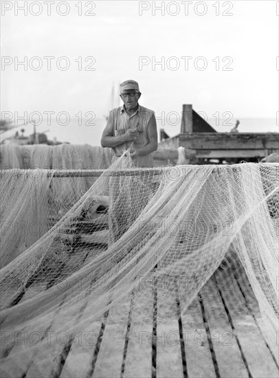 Fisherman, Key West, Florida, USA, Arthur Rothstein for Farm Security Administration (FSA), January 1938