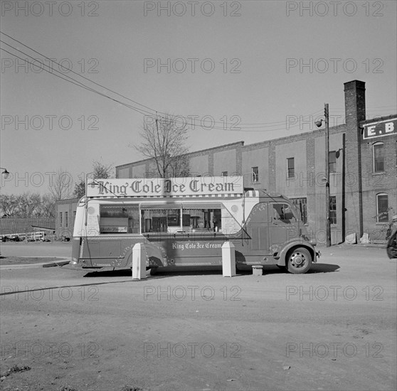 Ice Cream Vendor, Syracuse, New York, USA, John Collier for Office of War Information, October 1941