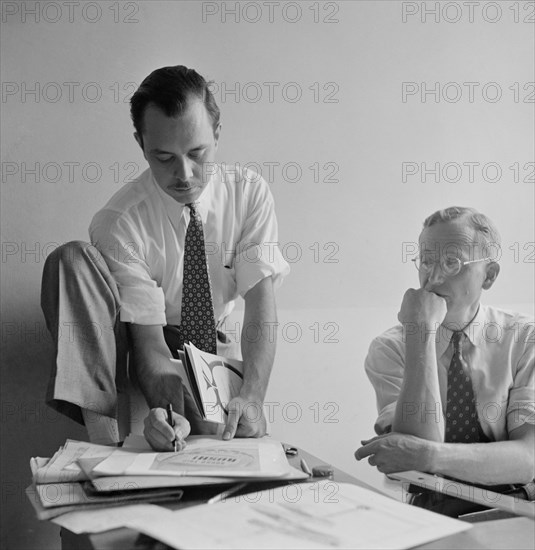 Art Director and Copy Editor at Large Advertising Agency, Detroit, Michigan, USA, Arthur S. Siegel for Office of War Information, July 1942