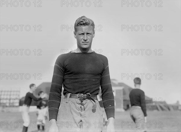 Hobart "Hobey" Baker, Captain, Princeton University Football Team, Portrait, Bain News Service, September 1913