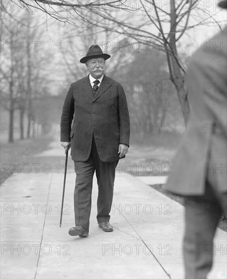 Chief Justice of U.S., William Howard Taft, Portrait, Washington DC, USA, National Photo Company, October 1923