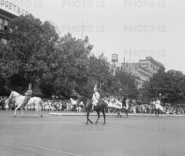 Ku Klux Klan Parade, Washington DC, USA, National Photo Company, August 1925