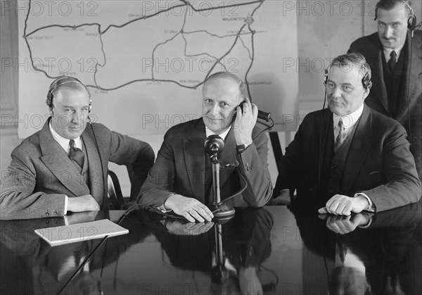 Opening of New Transcontinental Telephone Line, Washington DC, USA, National Photo Company, January 17, 1927