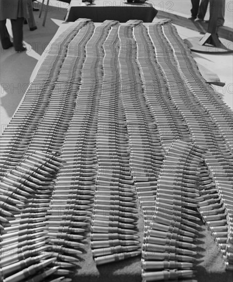 Machine Gun Ammunition for B-29 Super Fortress Bomber, Washington DC, USA, J. Sherrell Lakey for Office of War Information, November 1944