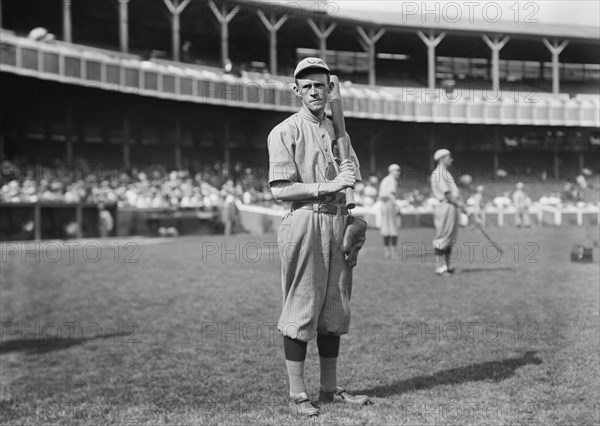 Johnny Evers, Major League Baseball Player, Portrait, Chicago Cubs, USA, Bain News Service, 1910
