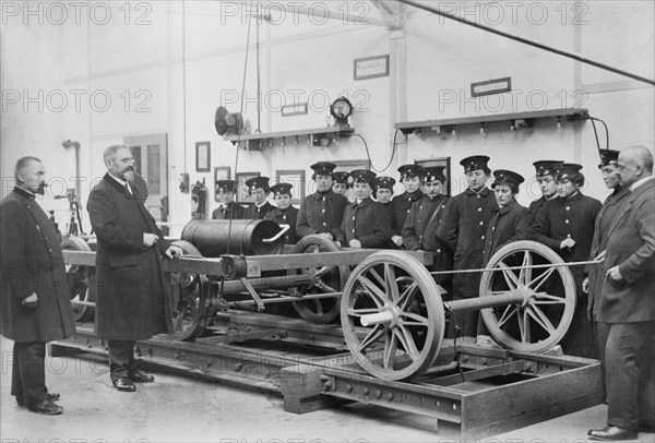 German Women Being Trained to Become Street Car Drivers during World War I, Berlin, Germany, Bain News Service, 1915