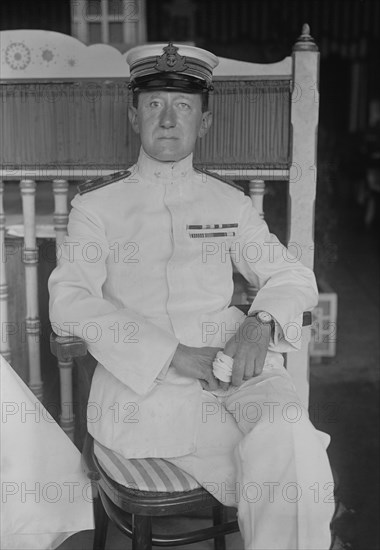 Guglielmo Marconi (1874-1937), Italian Inventor, Portrait as Member of Italian War Commission to USA, Bain News Service, 1917