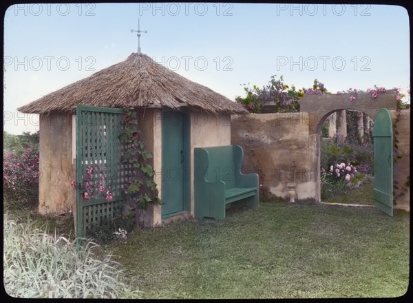 Garden Tool House, Robert Carmer Hill house, "Grey Gardens", Lily Pond Lane, East Hampton, New York, USA, by Frances Benjamin Johnson, 1914