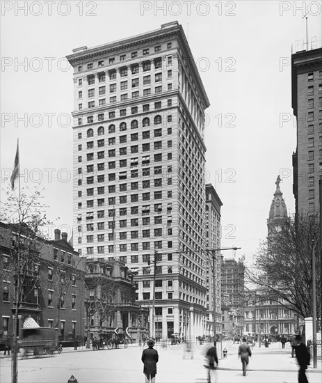 Land Title Building, Philadelphia, Pennsylvania, USA, Detroit Publishing Company, 1904