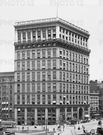 Williamson Building, Cleveland, Ohio, USA, Detroit Publishing Company, 1905