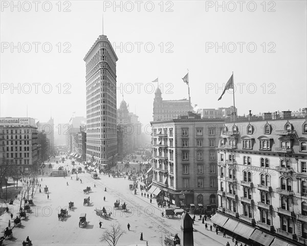 Flatiron Building, New York City, New York, USA, Detroit Publishing Company, 1903