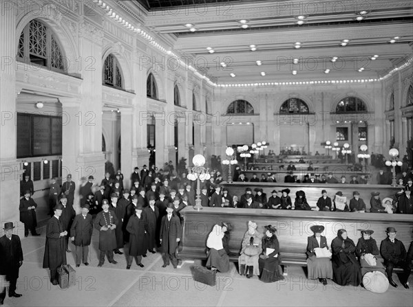 Waiting Room, Grand Central Terminal, New York City, New York, USA, 1904