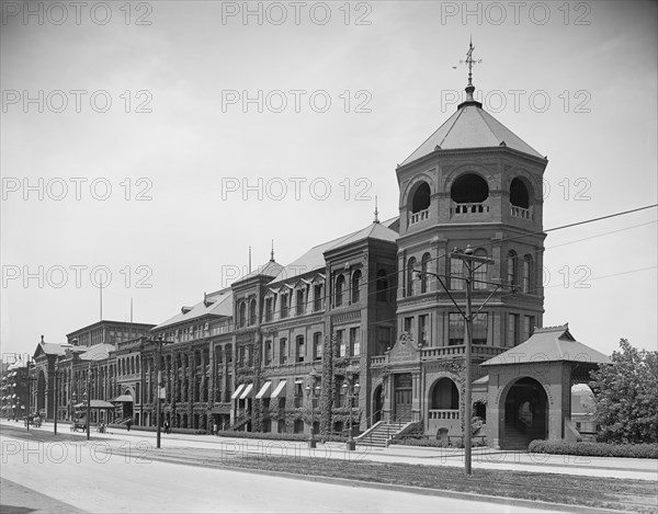 Mechanic's Hall, Boston, Massachusetts, USA, Detroit Publishing Company, 1906