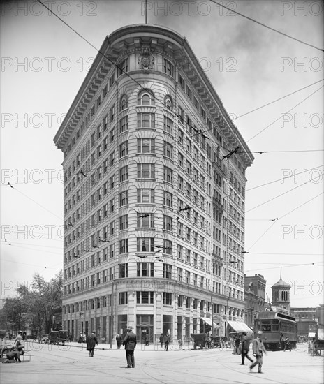 Knights of Pythias Building, Indianapolis, Indiana, USA, Detroit Publishing Company, 1910