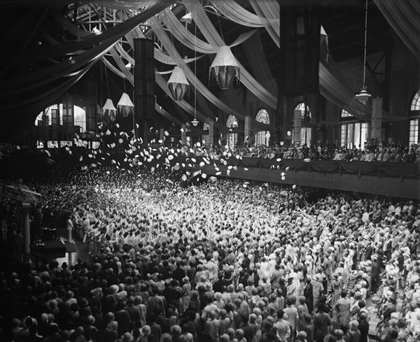 Graduation, U.S. Naval Academy, Annapolis, Maryland, USA, Harris & Ewing, May 1930