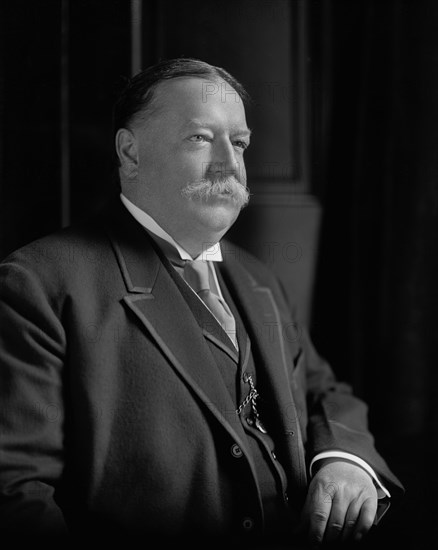 William Howard Taft, Seated Portrait, Harris & Ewing, 1910