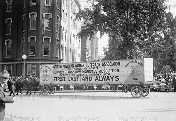 Woman Suffrage Parade, Washington DC, USA, Harris & Ewing, May 1914