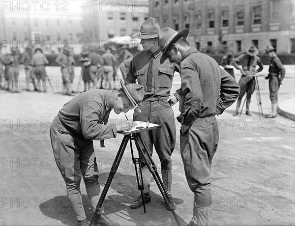 U.S. Military Training during World War I, Harris & Ewing, 1917
