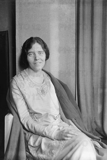 Alice Paul, American Suffragist, Feminist, and Women's Rights Activist, Portrait, Harris & Ewing, 1919