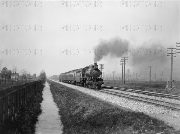 Pennsylvania Flyer, East Bound, Detroit Publishing Company, early 1900's