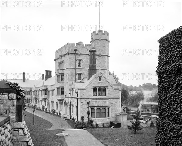 Stafford Little Hall, Princeton University, Princeton, New Jersey, USA, Detroit Publishing Company, 1902