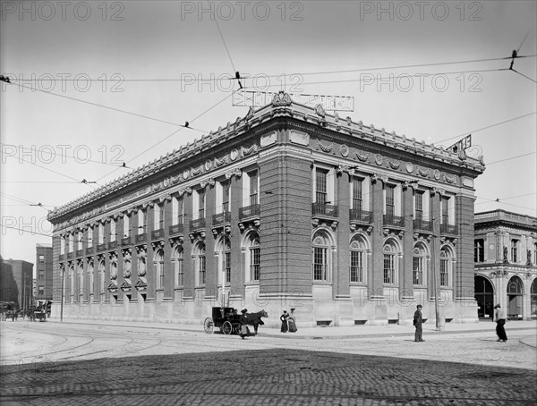 Horticultural Hall, Huntington Avenue, Boston, Massachusetts, USA, Detroit Publishing Company, 1901