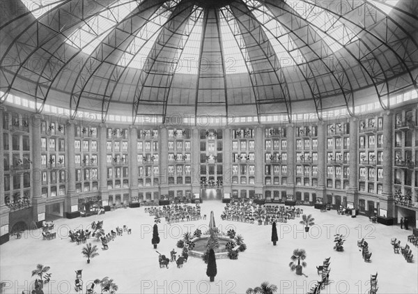 Atrium, West Baden Springs Hotel, West Baden, Indiana, USA, Detroit Publishing Company, 1903