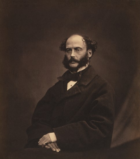 British Captain Belfield, Half-Length Seated Portrait, Crimean War, Crimea, Ukraine, by Roger Fenton, 1855