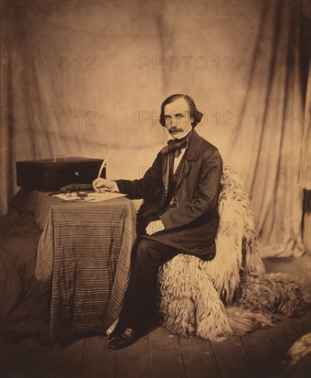 Doctor John Sutherland, British Sanitary Commissioner, Seated Portrait, Crimean War, Crimea, Ukraine, by Roger Fenton, 1855
