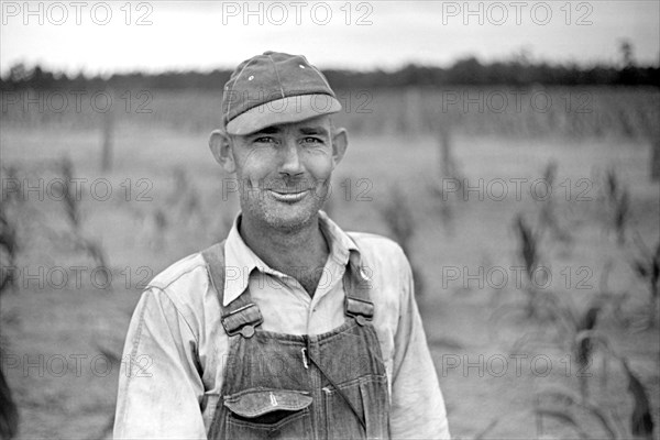 James A. McGuffey, Farmer, Irwinville Farms Project, Irwinville, Georgia, USA, John Vachon for Farm Security Administration, May 1938