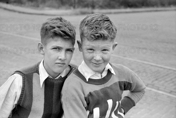 Two School Boys, Omaha, Nebraska, USA, John Vachon for Farm Security Administration, November 1938