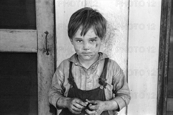 Son of a Migrant Citrus Worker, Winter Haven, Florida, USA, Arthur Rothstein for U.S. Resettlement Administration, January 1937