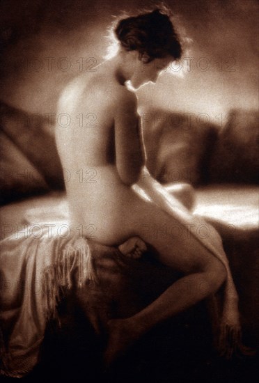 Seated Nude Woman, Berlin, Germany, 1925
