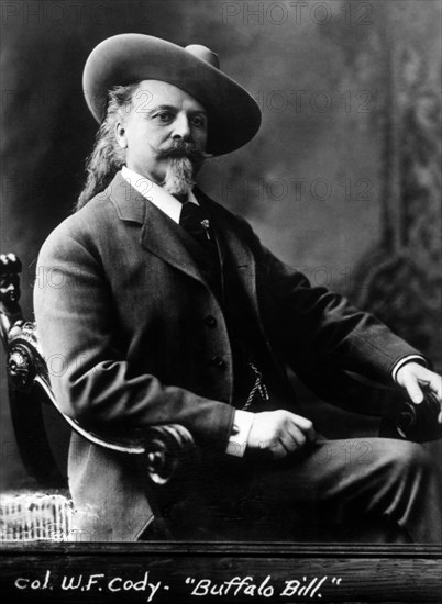 William Frederick Cody, Buffalo Bill (1846-1917), American Plainsman, Scout & Showman