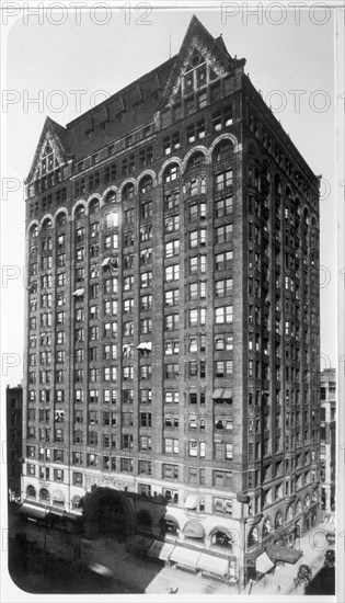 Masonic Temple, Chicago, Illinois, USA, Tallest Building in the World at Time of Construction, circa 1892
