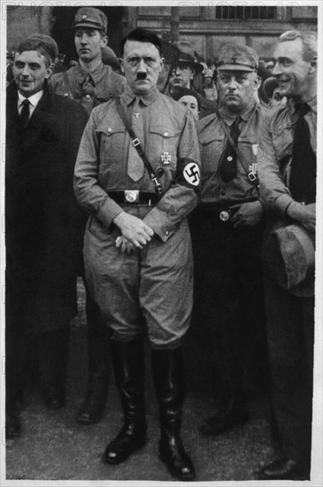 Adolf Hitler in Braunschweig, Germany, 1931