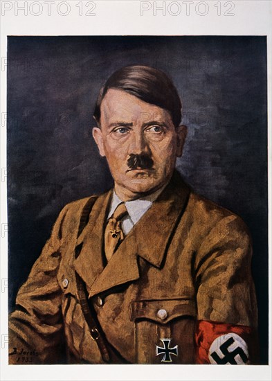 Adolf Hitler, Portrait, Painting, 1933